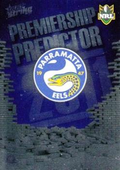 2011 NRL Strike - Premiership Predictors 2011 #PP10 Parramatta Eels Front